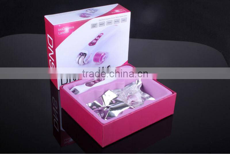 Bio+Vibration+Led derma roller machine/Power adapter or Battery