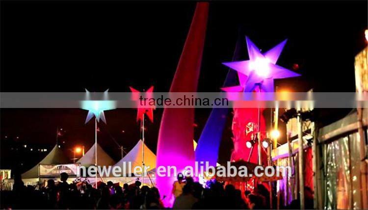 New type wedding decorative led inflatable star For Advertising