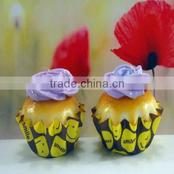 Fake cream cake with fridge magnets/Creative cupcake with fashion design/Cupcake mold for artificial food home house decoration
