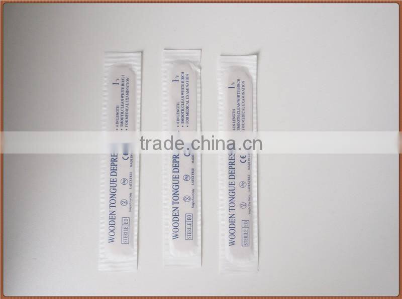 Dipsosable Wooden Spatula for Medical Oral Examination