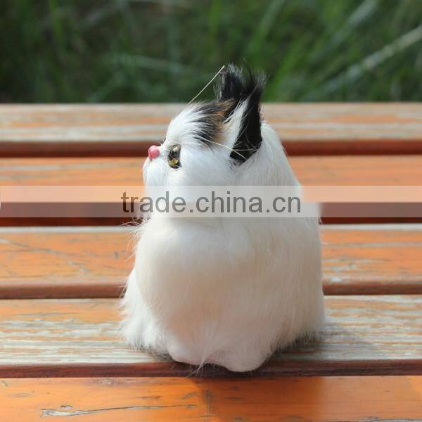 unstuffed plastic little animals snoring plush pets cats toys sisal