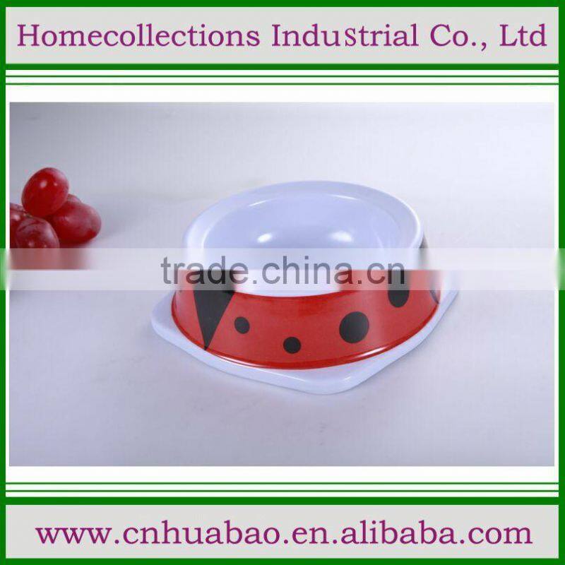2016 cute plastic pet bowl, cheap dog water bowl, pp cat food feeder