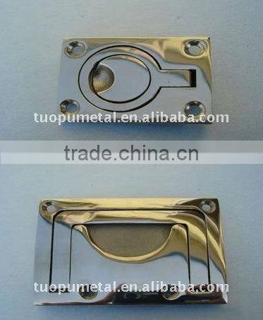 China wholesale high quality stainless steel furniture Flush Ring Pull handle for sale