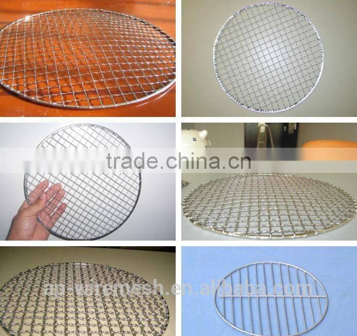 Hot square screening galvanized stainless steel crimped wire mesh (factory)