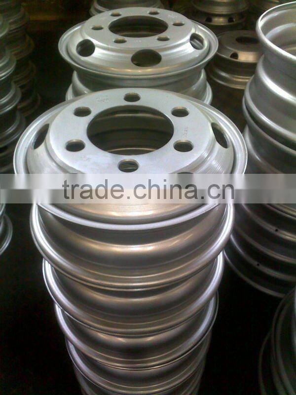 5.5KX16 tubeless steel truck wheel rim locking ring