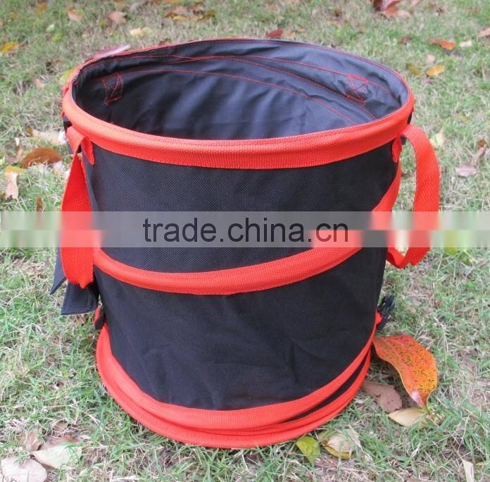 PP/PE jute oxford pop-up tool bag garden storage bag with handles easily carried manufacturer