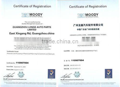 engine valve model:4D94E