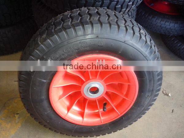 16"x6.50-8 tires for heavy duty construction wheel barrow