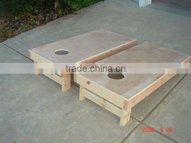 wooden bean bag game