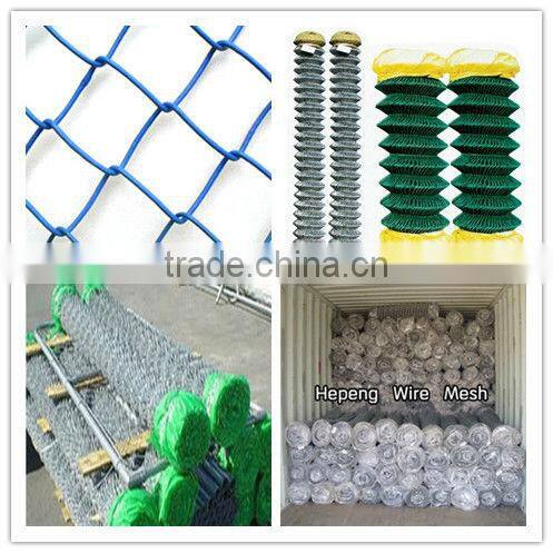 Wholesale China CE&ISO certificated electro galvanized chain link fence mesh(Pro manufacturer)