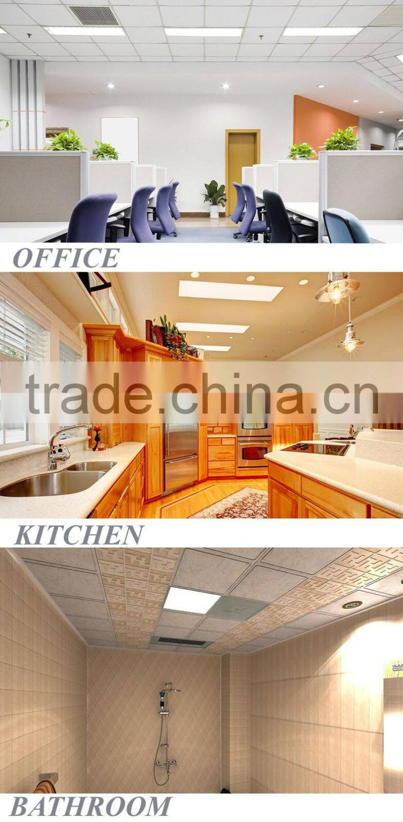 8mm Led Pannel Light Ultra Thin Square Led Panel light 300x1200 36W 48W 72W IP44 IP65 AC 85V 265V