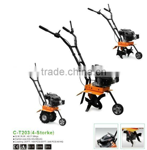 118cc tiller gasoline /cultivator tiller