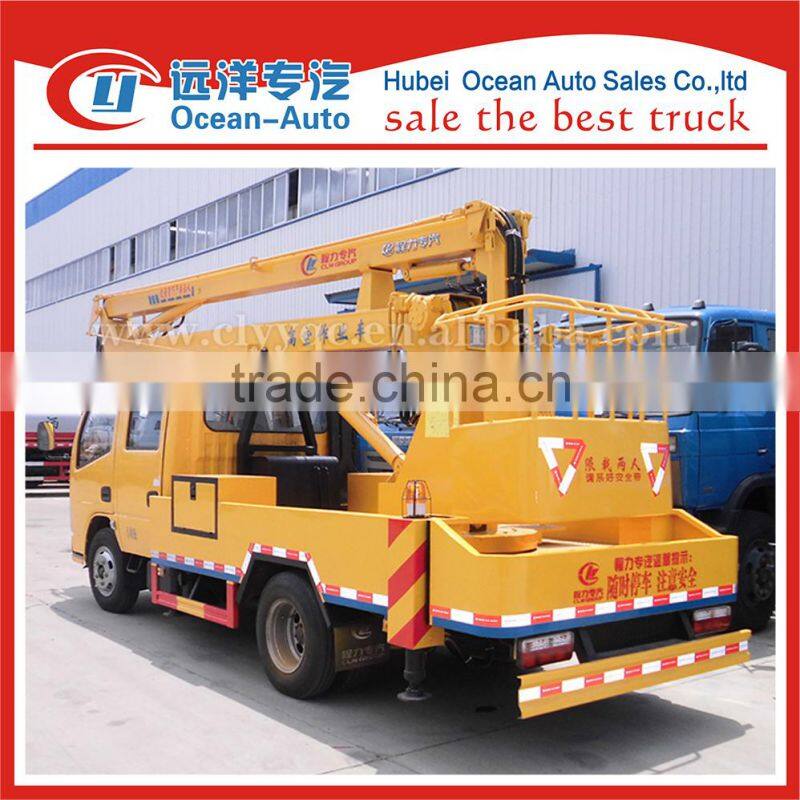 16m Dongfeng small chassis euro 3 high-altitude operation truck