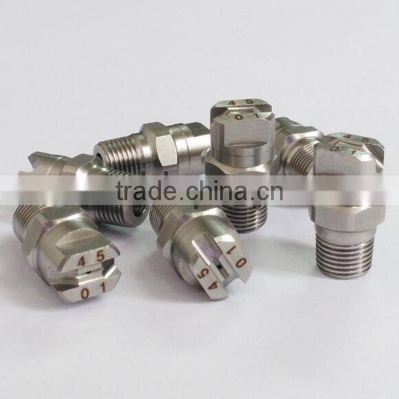 1/8" to 1/4" male H-VV Veejet H and U standard angle spray nozzles 4501 flow rate