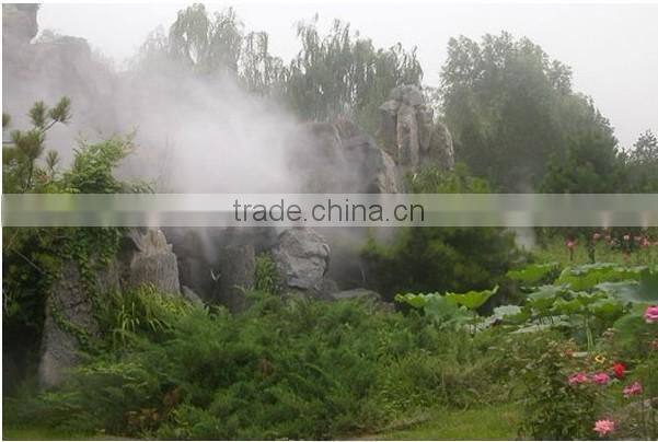 High pressure anti-drop mist spray nozzles with filter