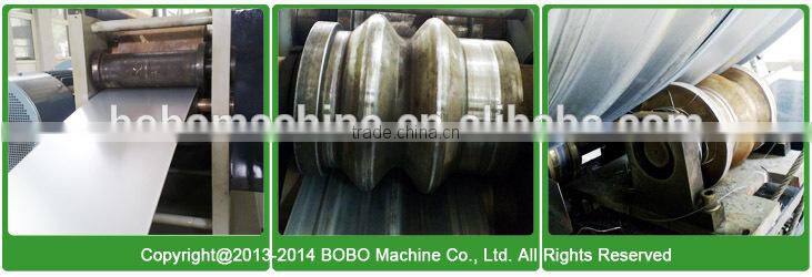 Corrugated metal pipe making mahine for foundation pile