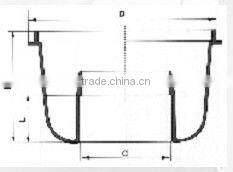 UPVC floor drain DIN /plastic floor drain