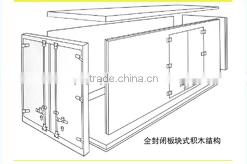 perforated aluminum composite panels moveable prefab container house