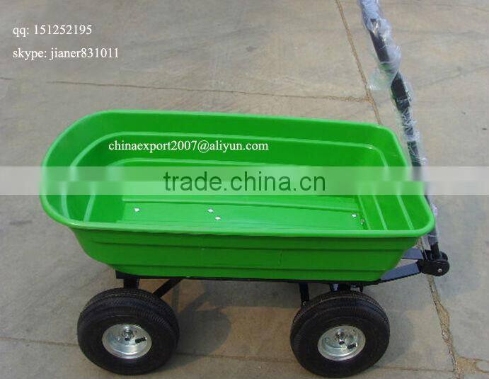 Four Wheel Garden Tool Cart TC2145 with Poly Tray