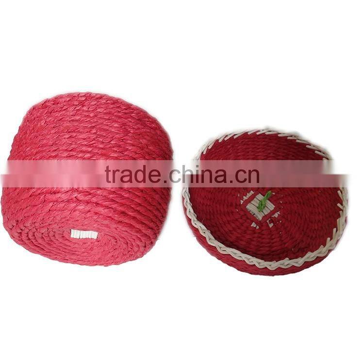 S.D artisan 100% woven apple shape rattan handmade gift basket