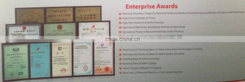 Hons+ CCD color sorter for flax seeds