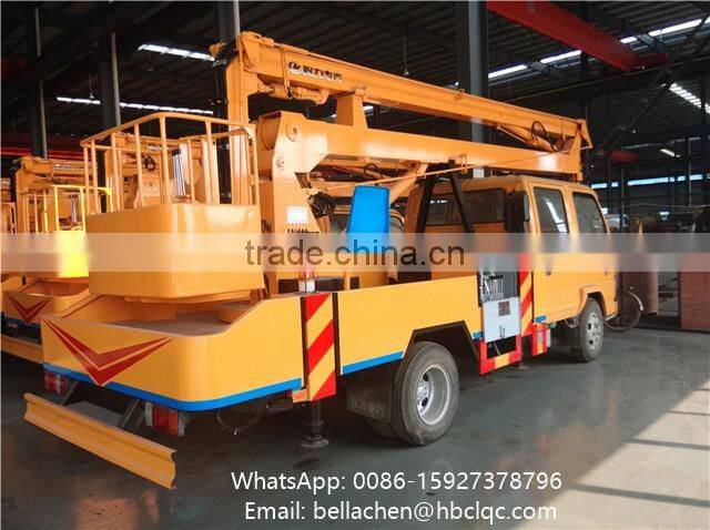 For Road Light Maintenance Aerial Working Truck 11m High Lifting Platform Truck