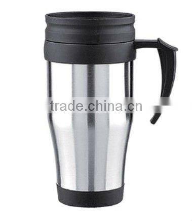 BPA free double wall travel mug travel cup with lid