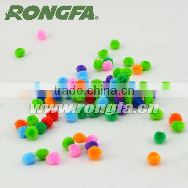 Colorful craft pom poms for Kids DIY
