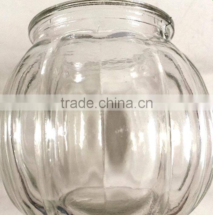 Pumpkin candle holder,Christmas Glass Candle Holder (HLTH-V029)