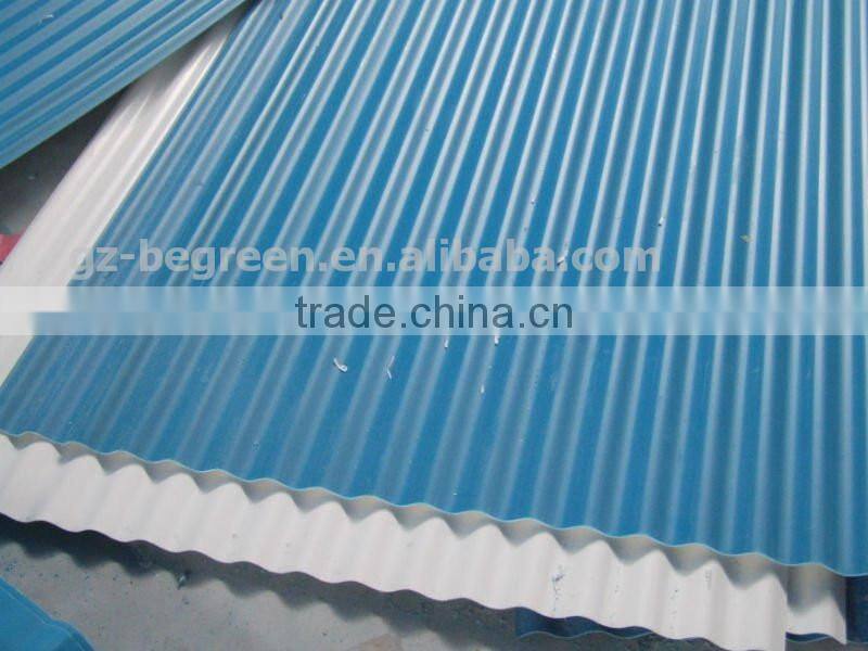 professional corrugated black anti-uv excellent insulation used industrial pvc corrugated roofing sheet