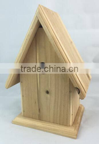 FSC derictional hot Selling wooden birdhouse /bird cage,decor garden