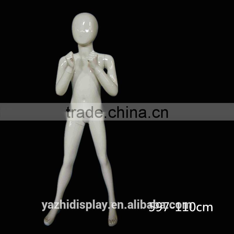new design cute 6-8 year old child mannequin for window display