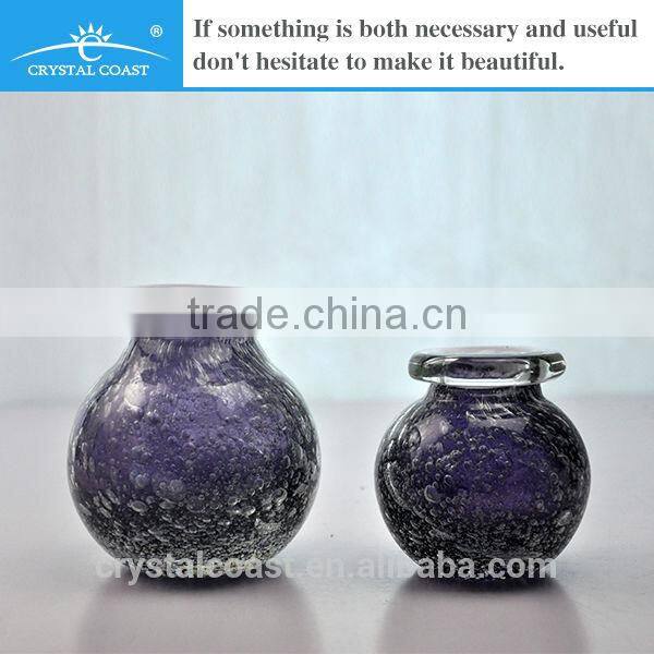 wholesale tea light bubble glass candle holder