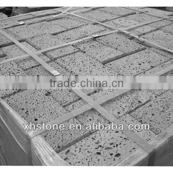 Garden round lava stone