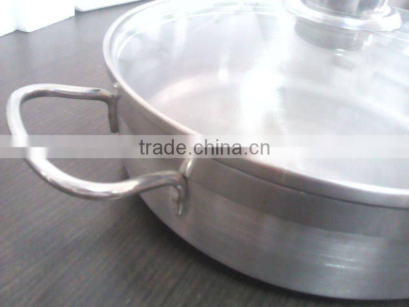 2012 Stainless steel stock pot with glass lid