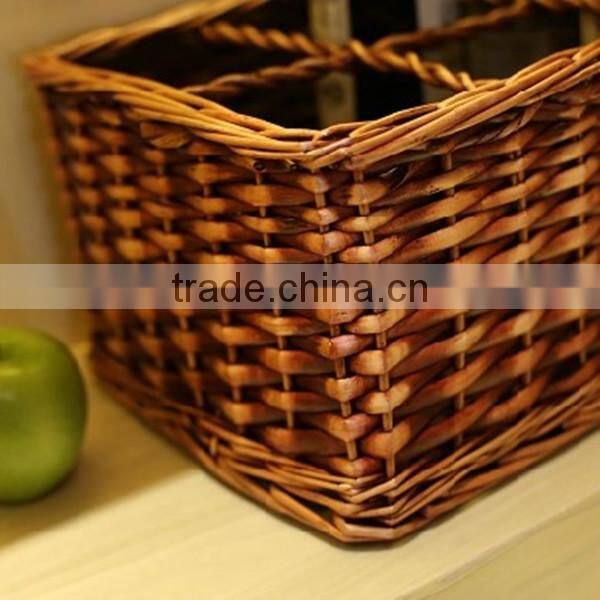 wicker wine holder basket wicker bottle holder