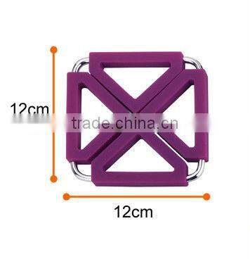 Leaf Design Food Grade Silicone Coffee Cup Coaster