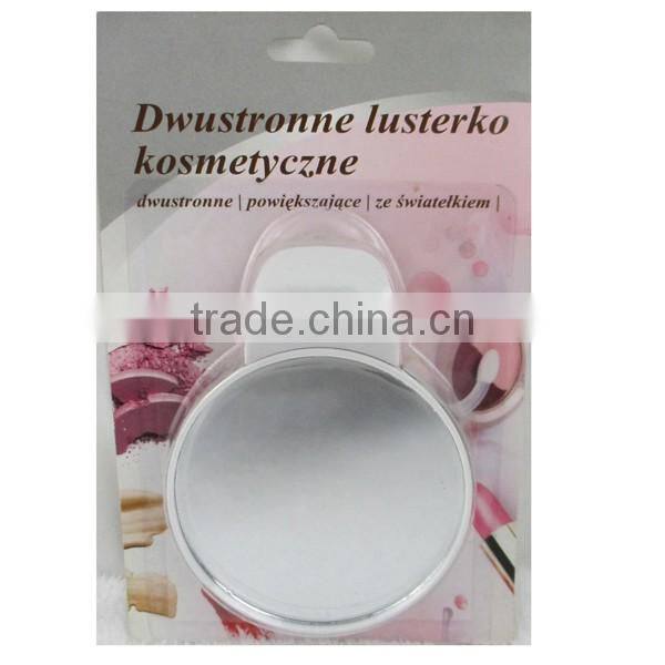 Make up ligh magnification mirror with rubber sucker