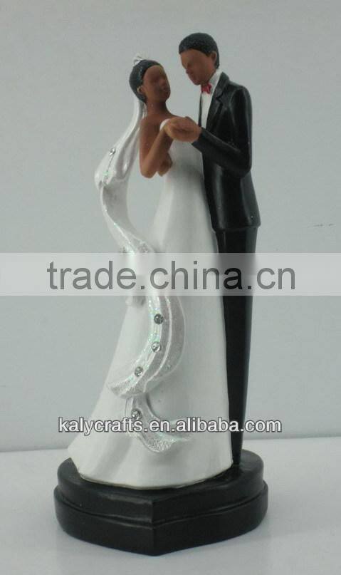 for wedding decoration resin bride and groom cake topper