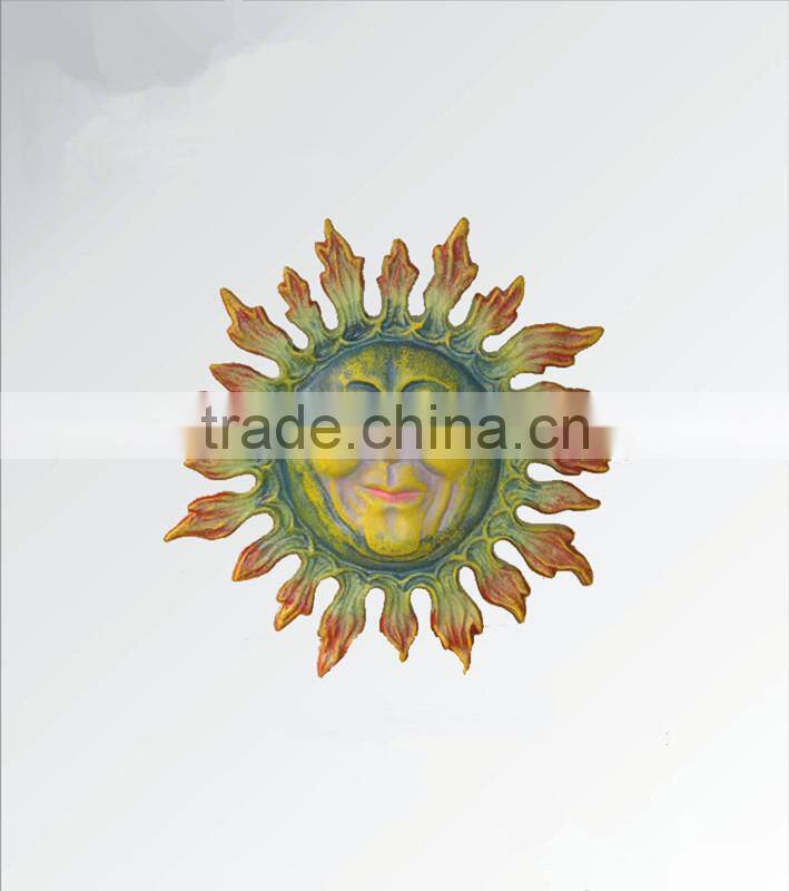 cast iron decoration smiling face of sun crafts