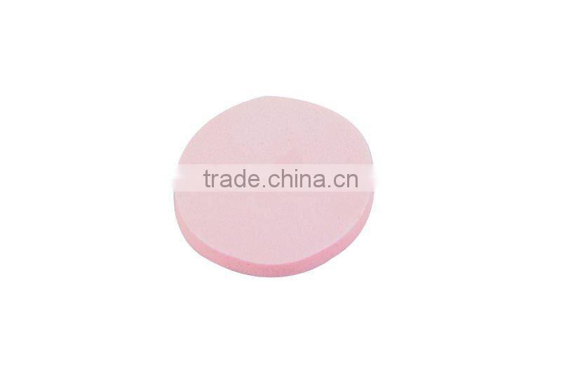 hot sale in Amazon edging round wet or dry 1pcs makeup puff cosmetic sponge