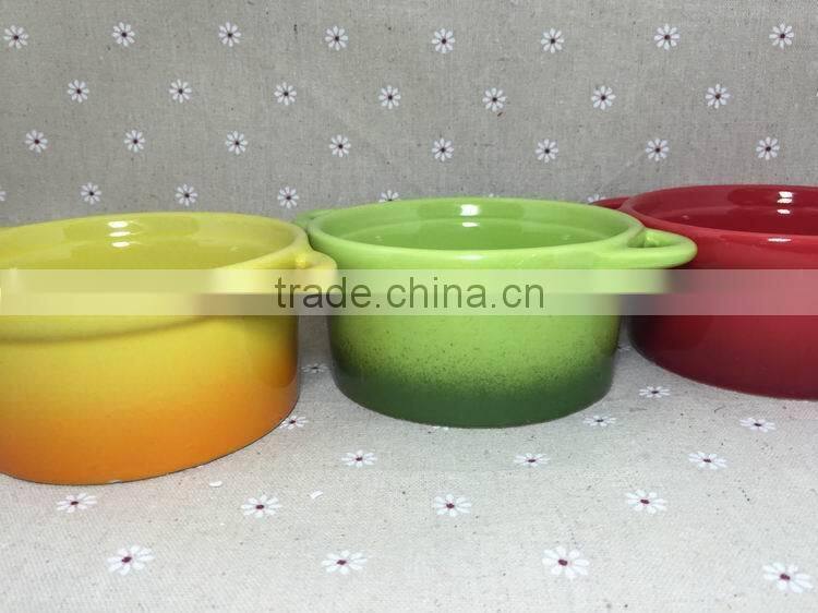 Wholesale stocked korean Ceramic decorative salad bowls