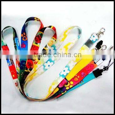 Adjustable Polyester Woven Lanyard/Promotional Neck Lanyard