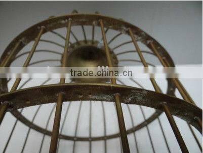 Vintage Beautiful Metal Large Hanging Bird Cage