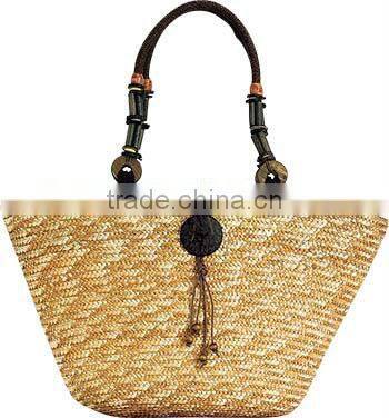 fashion sea grass bags with handles factory supply