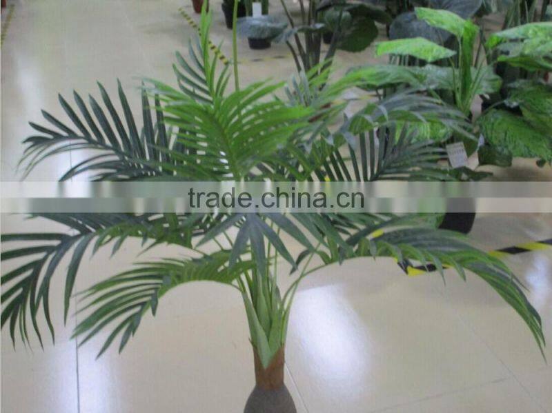 SJA07 artificial green mini palm bonsai plants for sale