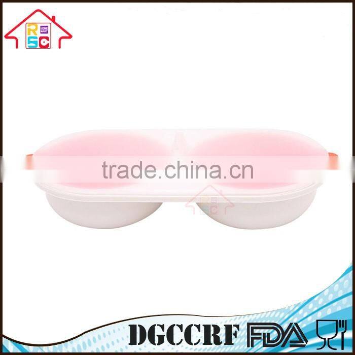 NBRSC Microwave Plastic Baking Cup Egg Poacher Kitchen Tool