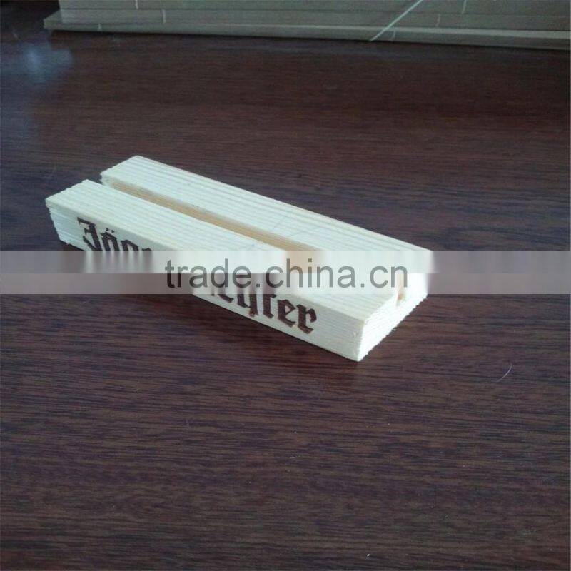 High Quality Wooden Photo Stand Wood Business Cards Holder For Name Cards or Restaurant
