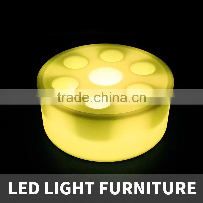 Cool cellular illuminated LED beer ice holder