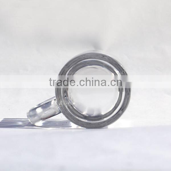 Round Thin Bottom Diamond Glass Beer Mugs